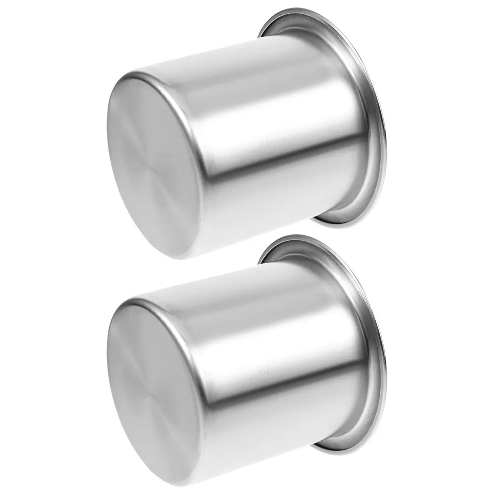 

2pcs Stainless Steel Car Sofa Cup Holder Insert Drop-In Drink Holder For Recliner Rv Boat Tableside Center Console Replacement