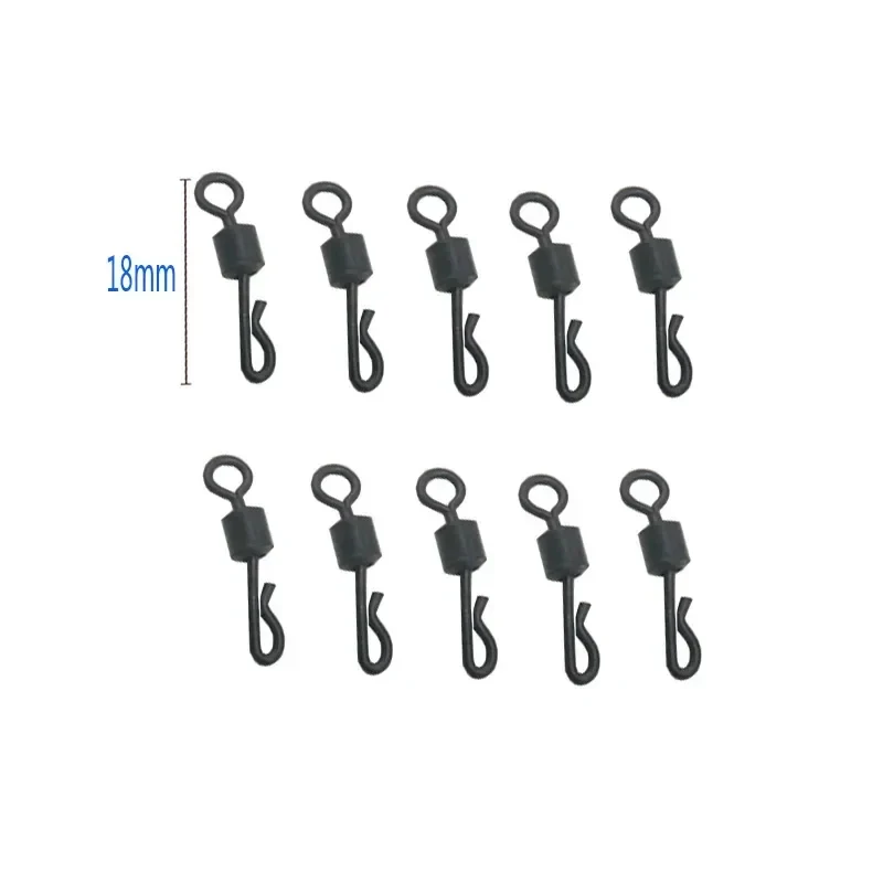1/2/3/5set Carp Fishing Accessories Lead Clip Quick Change Swivel Tail Rubber Anti Tangle Sleeves Carp Rig Coarse Fishing Tackle