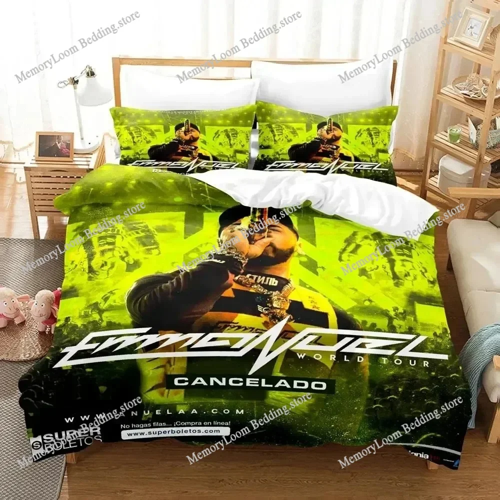 

3D Print Anuel Aa Real Hasta La Bedding Set Duvet Cover Bed Set Quilt Cover Pillowcase Comforter king Queen Size Boys Adult