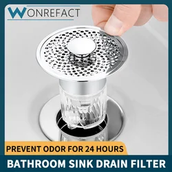 Universal Wash Hand Basin Drainage Filter  stainless Bathroom Sink Hair Catcher Bathtub Plug Anti-odor Anti-insect Fast Drainage