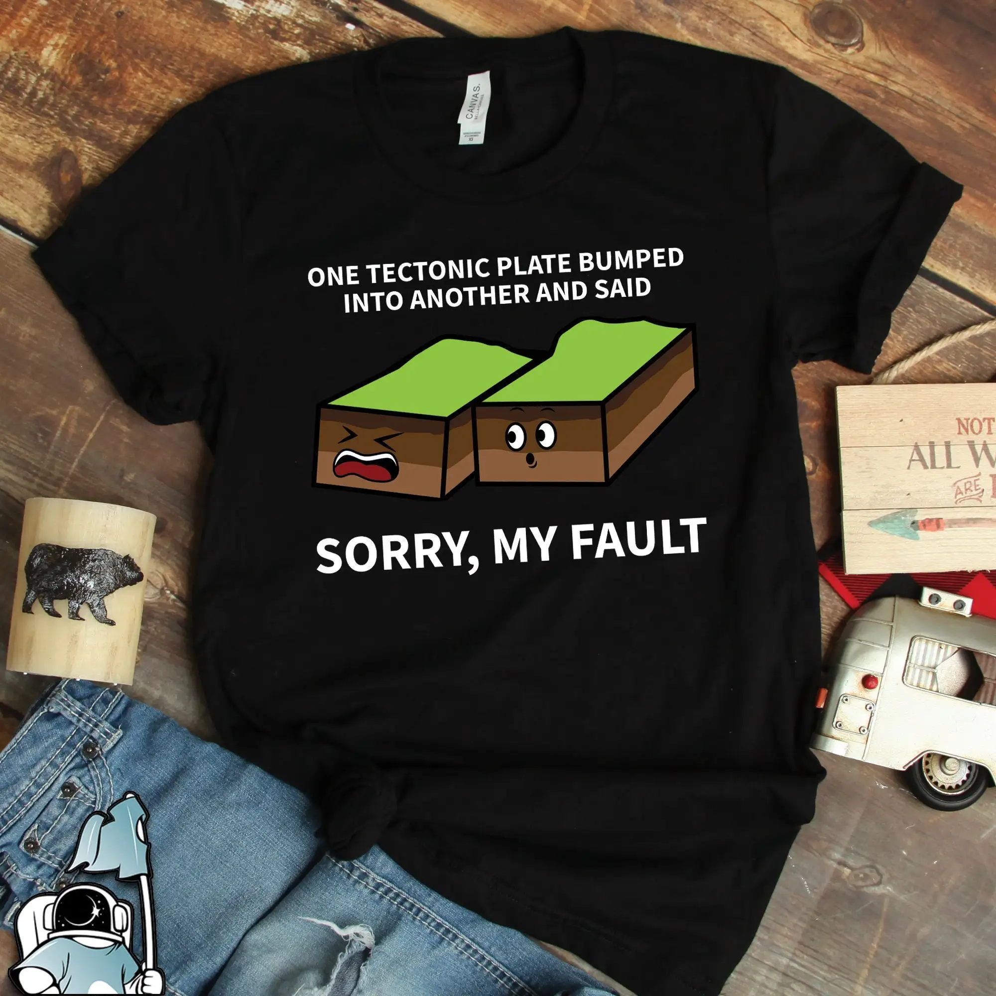 Earth Science T Shirt Tectonic Plates Earthquake My FaulT Teacher s