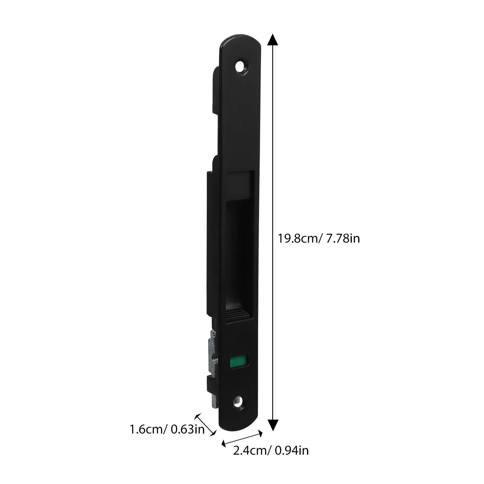 Sliding Door and Window 90 Degree Hook Lock Security Gate Latch Flip Lever Mechanism Mount for Residential Commercial