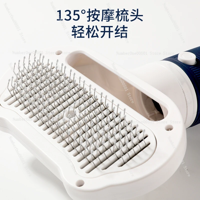 

Фен для шерсти домашних животных, вентилятор для ухода за собаками, кошками, высокоскоростная щетка для сушки, расческа «все в одном», малошумный вентилятор для собак после ванны