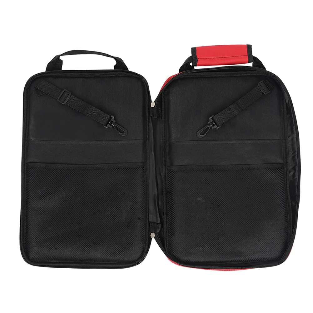 

Professional Drum Stick Bag Red Waterproof Wear Resistant Instrument Storage Pouch Small Tote Backpack for Drum Stick Holder