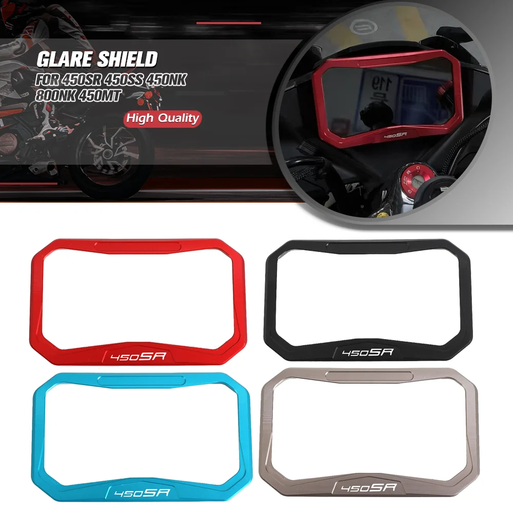 

FOR CFMOTO 450SR 450SS 2022-2024 Motorcycle CNC Meter Frame Cover Screen Glare Shield Instrument Display Guard 450NK 800NK 450MT