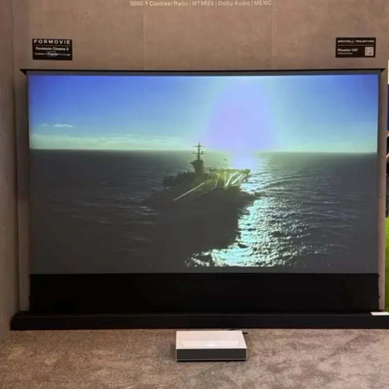 Fengmi Cinema Edge Native 4K Smart Home Theater 1900 ISO Lumens Ultra Short Throw DLP  Projector