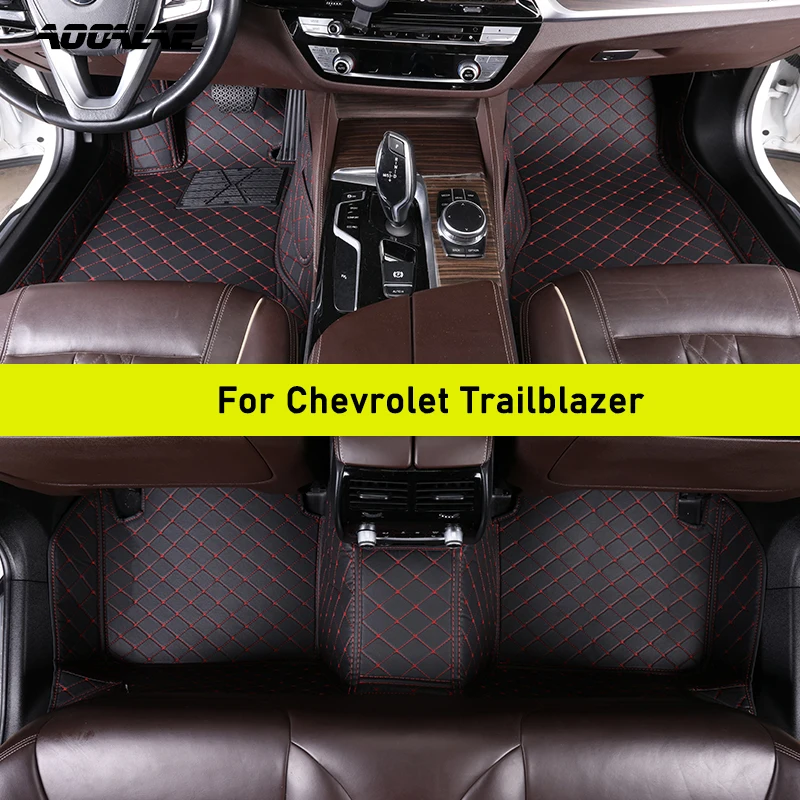 AOOALE Custom Car Floor Mats For Chevrolet Trailblazer Auto Carpets Foot Coche Accessorie