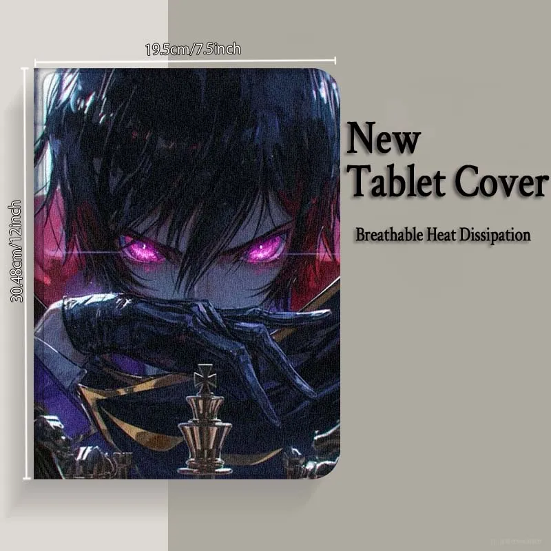 Code Geass Cool Anime For OPPO Pad 2 3 4 Neo Air SE X Pro 10.36 11 11.4 11.61 12.1 13.2 بوصة 2025 حافظة كمبيوتر لوحي قابلة للطي