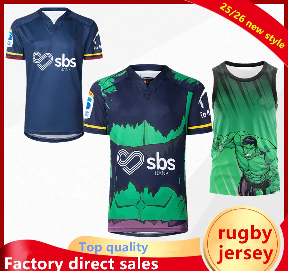 2025 2026 New Zealand Highlanders rugby jersey Woman man children vest jacket Hoodie t-shirt rugby shirt kids Age 3~13 years old