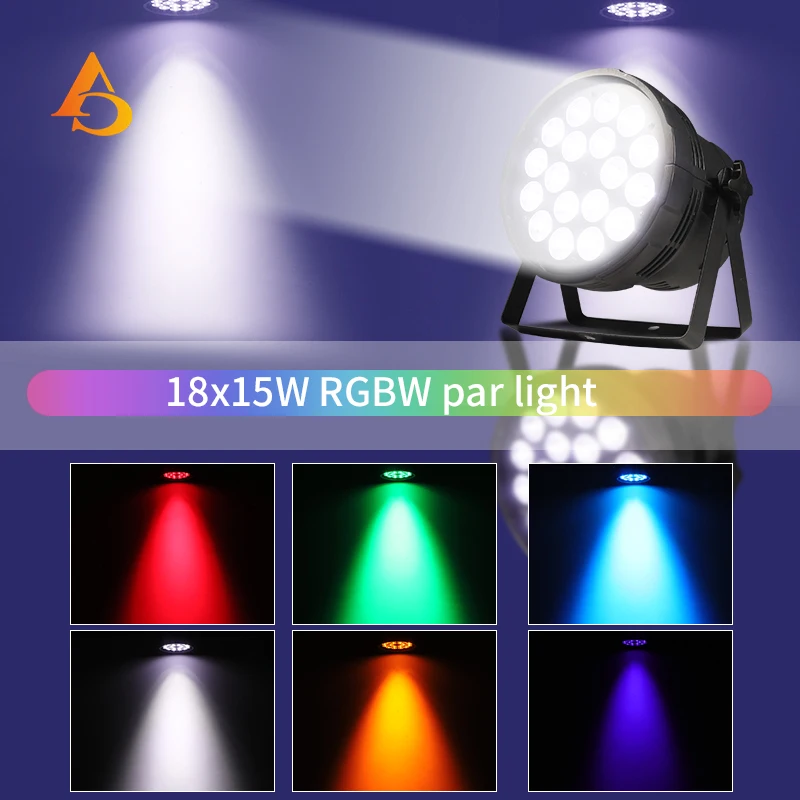18x15 واط RGBW Led الاسمية الإضاءة 4in1 DMX الألومنيوم DJ ديسكو غسل تأثير المهنية ضوء المرحلة #4