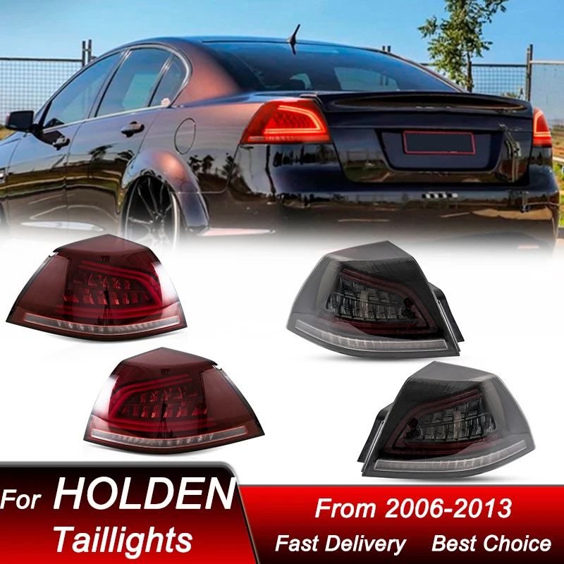 Hot Car styling Tail Lights For GMC HOLDEN VE S1 06-13 upgrade LED DRL Tail Lamp Dynamic Turn Signal Light Tail Lamp Assembly