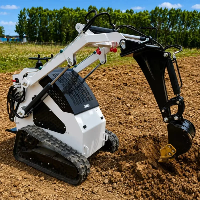 Free Shipping Dingo Small Track Loader with Flail Mower Mini Loader Skid Steer with Attachment