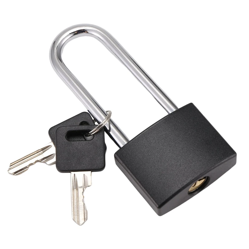 Locker Set Key Padlock, Shackle Outdoor Waterproof Lock Service With Key For Sheds, Gates, Fences, Hasp Storage,2Pcs