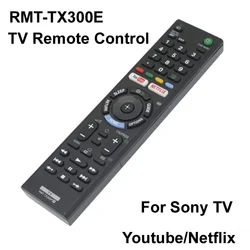 RMT-TX300E TV Remote Controller for Sony LED LCD Smart TV browse YouTube Netflix Compatible with suporrt KD-55XE8505 KD43X8500F