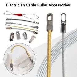 For Repair Fast Auxiliary Tools Automatic Thread Guide Wire Cable Elastic Threader Fish Tape Leader Connector Head