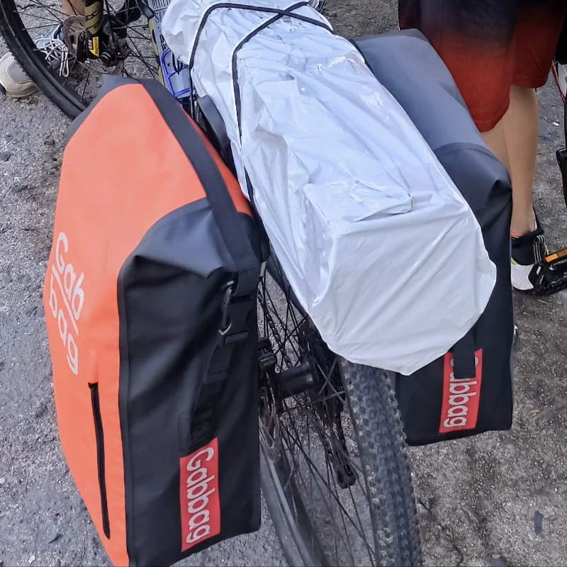 

Полностью водонепроницаемая багажная стойка на большие расстояния, непромокаемая уличная быстросъемная задняя сумка для велосипедного снаряжения