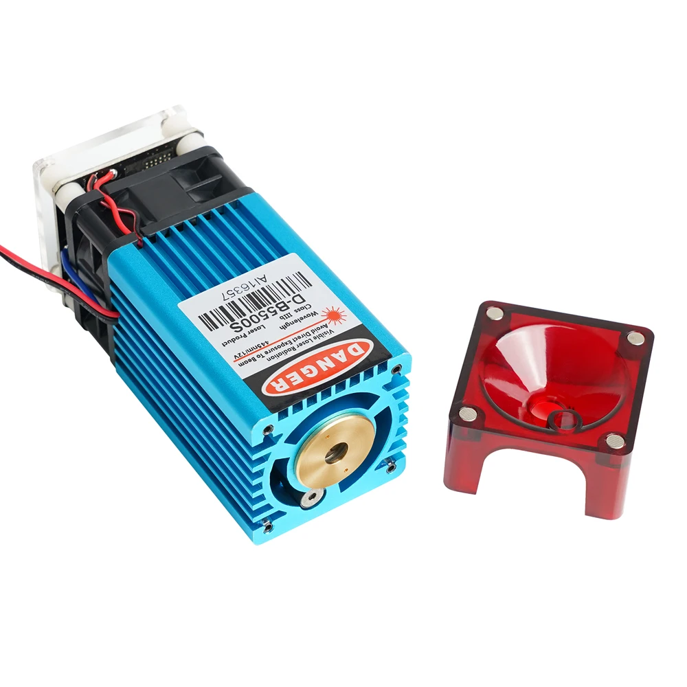 Twotrees Laser Module 40W 450Nm Blauwe Laser voor 80W CNC Lasersnijmachine DIY Laser Graveur Gereedschap