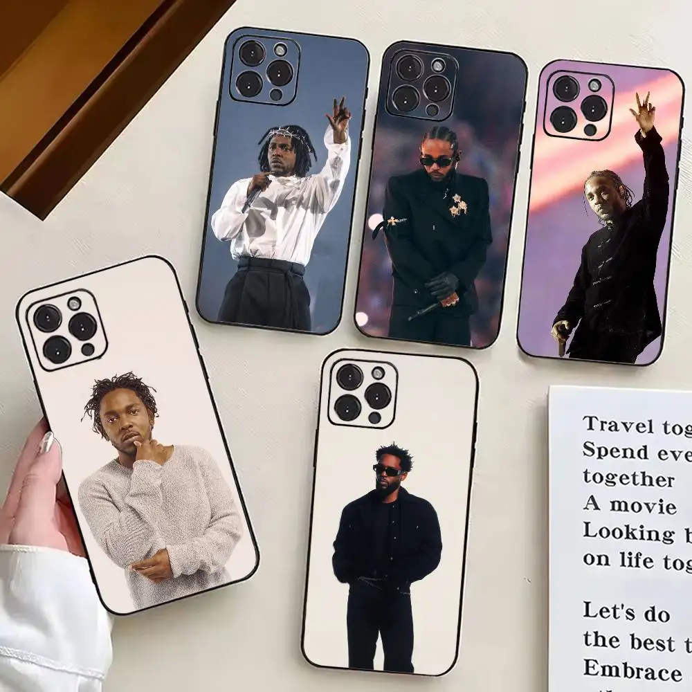 

Cool singer K-Kendrick L-Lamar-es Phone Case For iPhone 17, 16,15,14,13,12,11 Plus,Pro Max, Others Soft Black Cover
