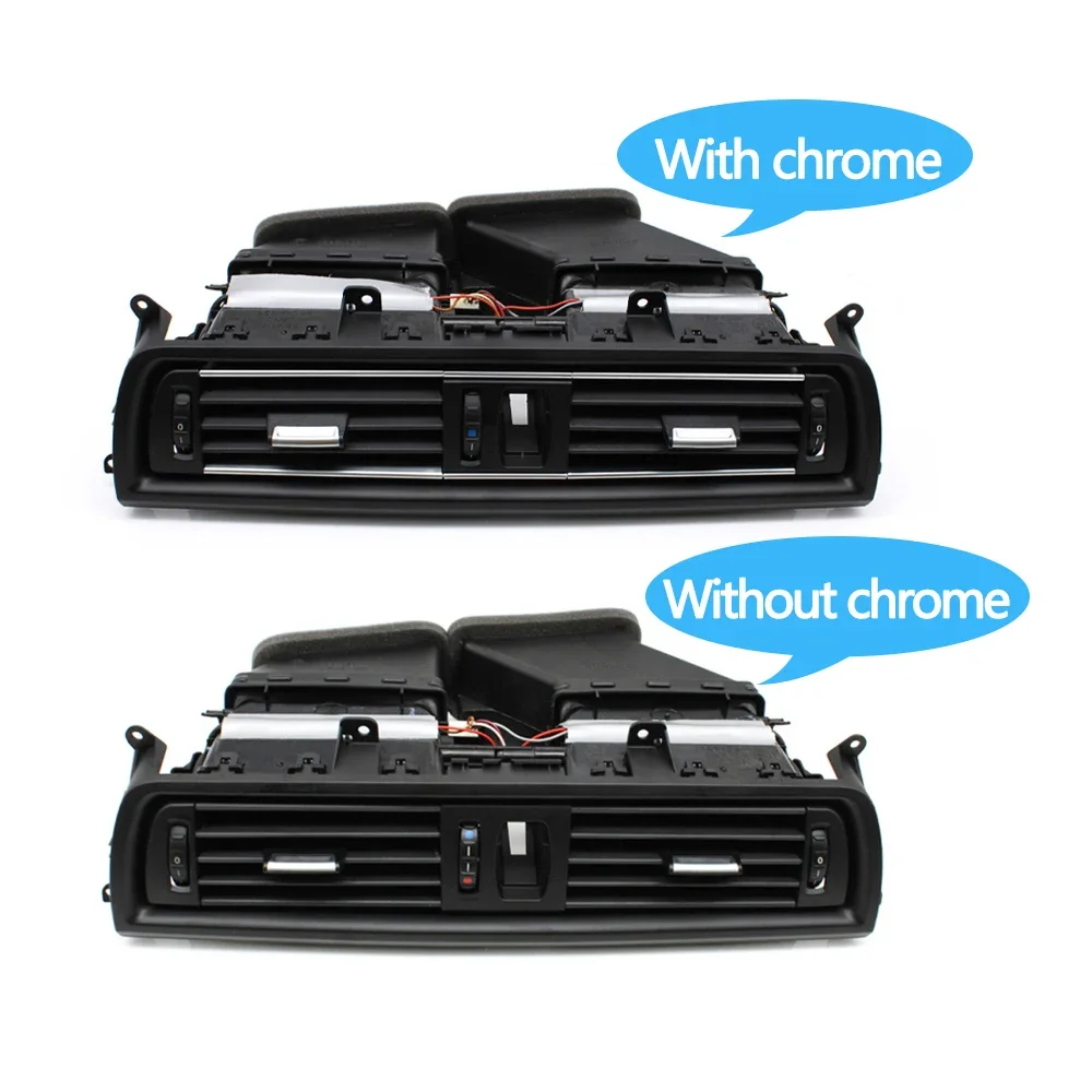 For BMW 5 Series F10 F11 2010-2017 Front Dash Central Air Conditioning Middle AC Vent Grille Complete Assembly 64229166885