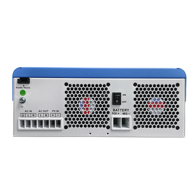 Imagem -04 - Inversor Solar Híbrido 6.2kw 48v Onda Senoidal Pura Fora Grade Solar Inversor 230vac pv 60500vdc 120a Mppt Controlador de Carga Solar