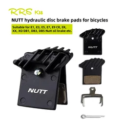 NUTT Bicycle Hydraulic Disc Brake Pad Semi Metal Resin Heat Dissipation Scooter Brake for NUTT Oil Brake Avid BD1 BD3 E9