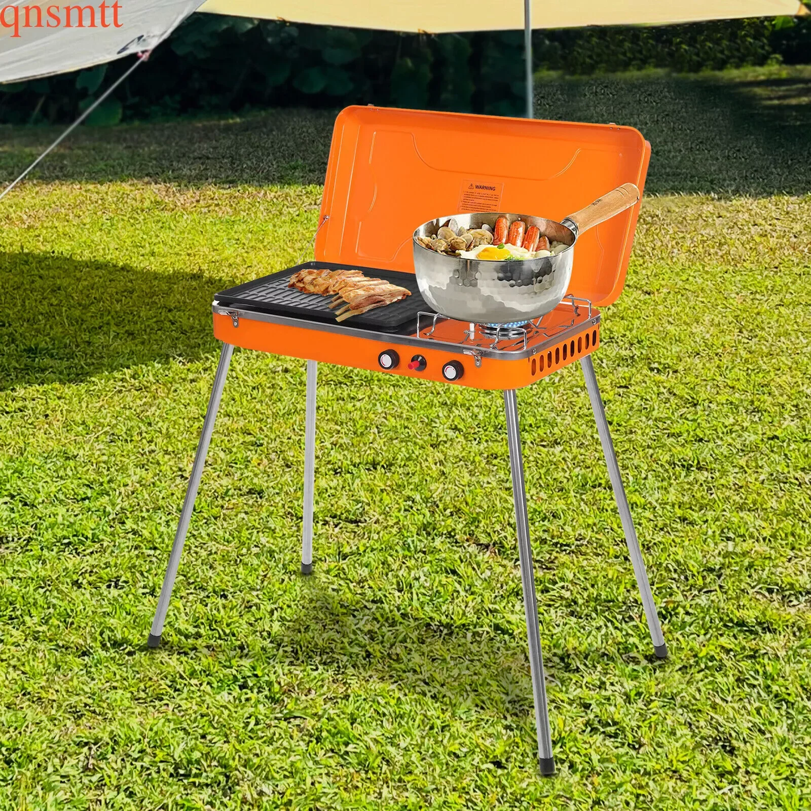 Cuisinière à gaz portable pour camping, cuisinière à gril d'extérieur, barbecue, pique-nique, cuisine de camping, 62