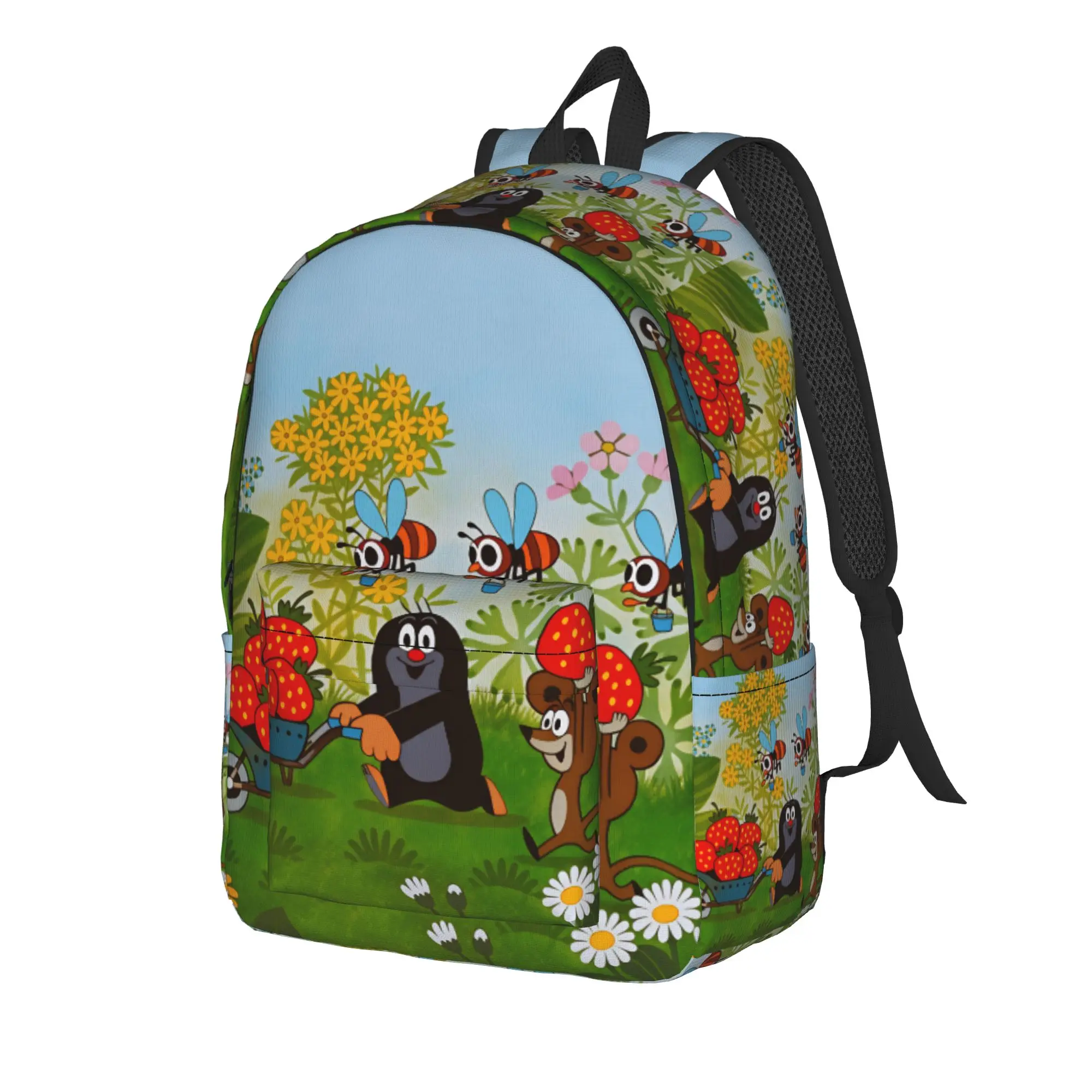 Czech Cartoon Krtek Mole Backpack Women Men  Lightweight Backpacks Polyester Casual School Bags University Design Rucksack