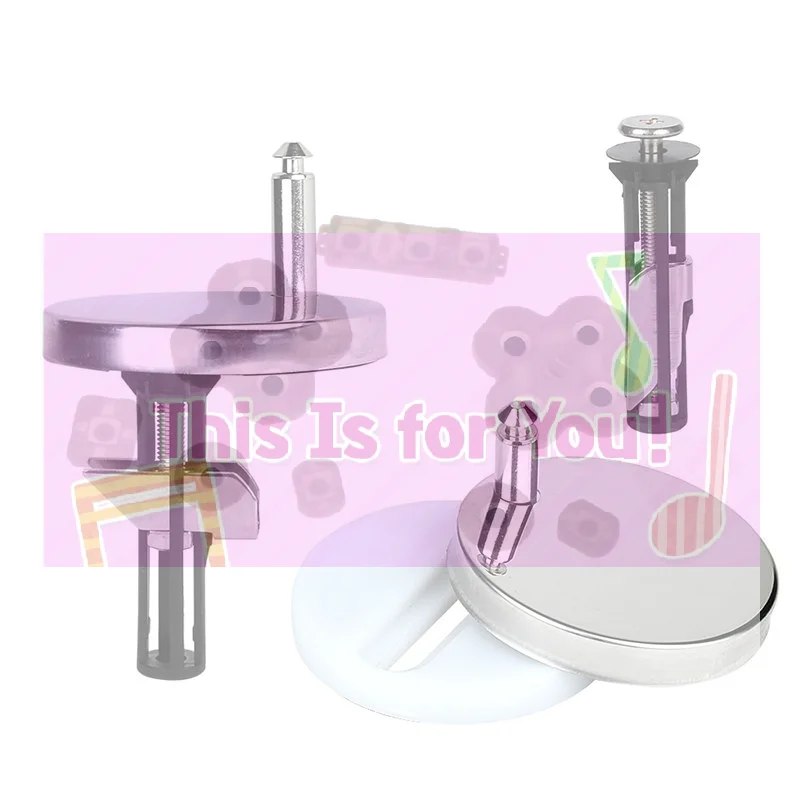 【MA】2 Sets Quick Release Toilet Seat Fixings Capable Of Connecting The Top Toilet Seat Hinge Universal Replacement