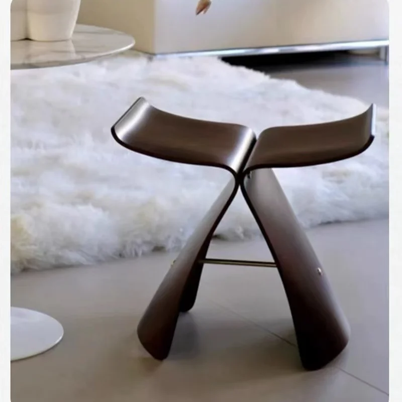 Nordic Creative Design Simplicity Butterfly Chair Side Table Corner Table Living Room Stool Art-Stool BathroomChairHomeFurniture