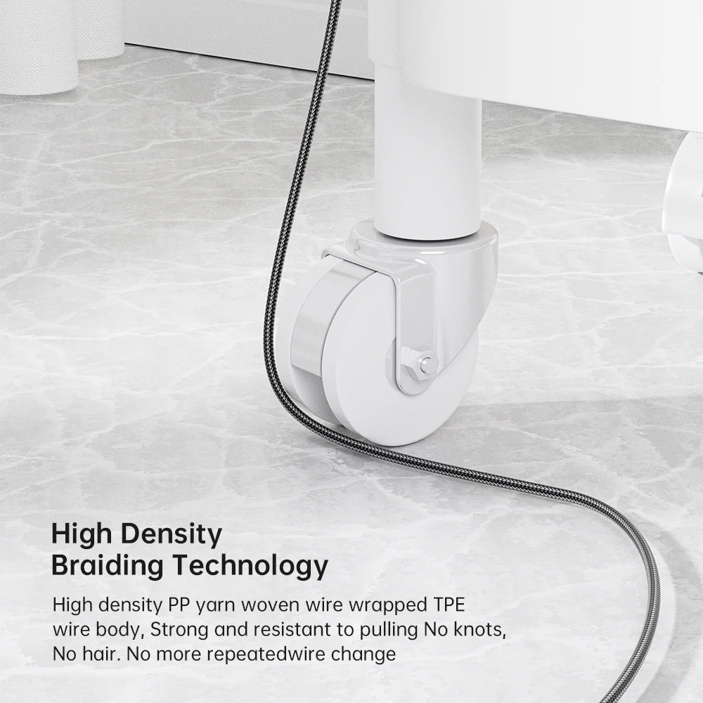 NNBILI 6A USB Type C Cable 100W For Realme Huawei P70 66W Fast Charging Wire USB-C Charger Data Cord Samsung Xiaomi Oneplus POCO