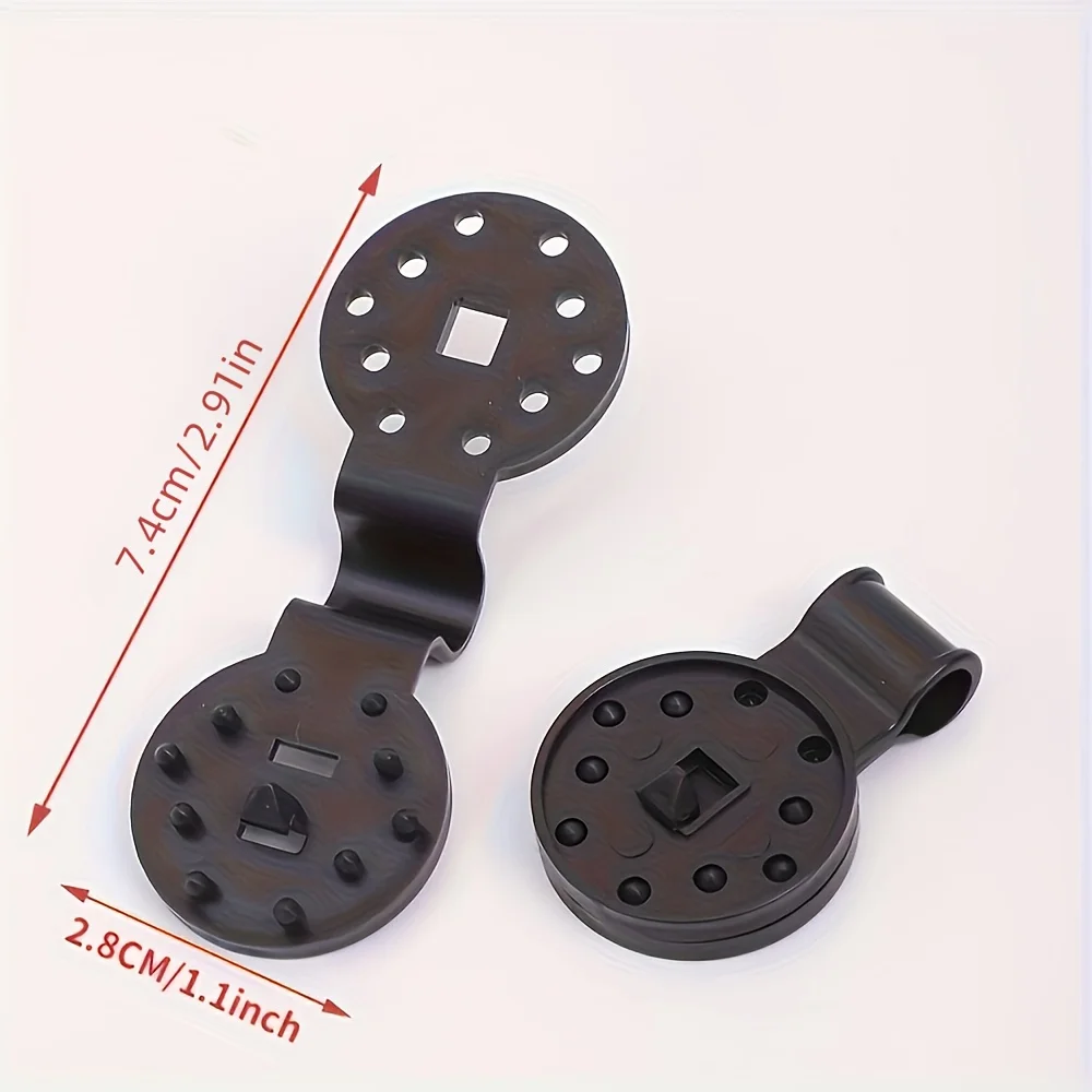 50 Pcs Black Circular Plastic Clips, Fastening Clamps for Sunshade Net, Bird Deterrent Net and Garden Shade Fabric, Outdoor