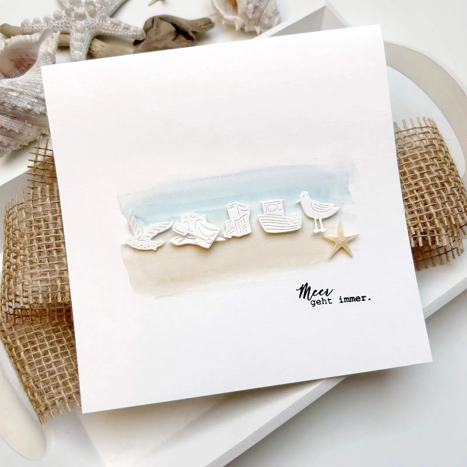 قذيفة السمك المرجان شجرة التفاح شاطئ عطلة البحر مقطورة ساندبورغ قطع المعادن يموت ختم سكرابوكينغ مذكرات الديكور النقش #6