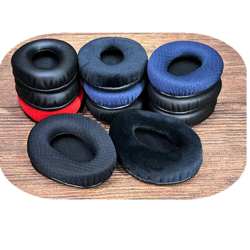 Ear Pads Cover For BEYERDYNAMIC DT131 231 235 Headphones Replacement 1 Pair Velvet Fabric Protein Leather Mesh Fabric Earmuffs