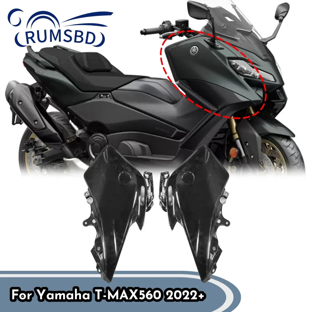 

TMAX560 TMAX 560 Motorcycle Front Headlight Side Panel Fairing Frame Cover For Yamaha T-MAX560 TMAX-560 2022-2024 Accessories