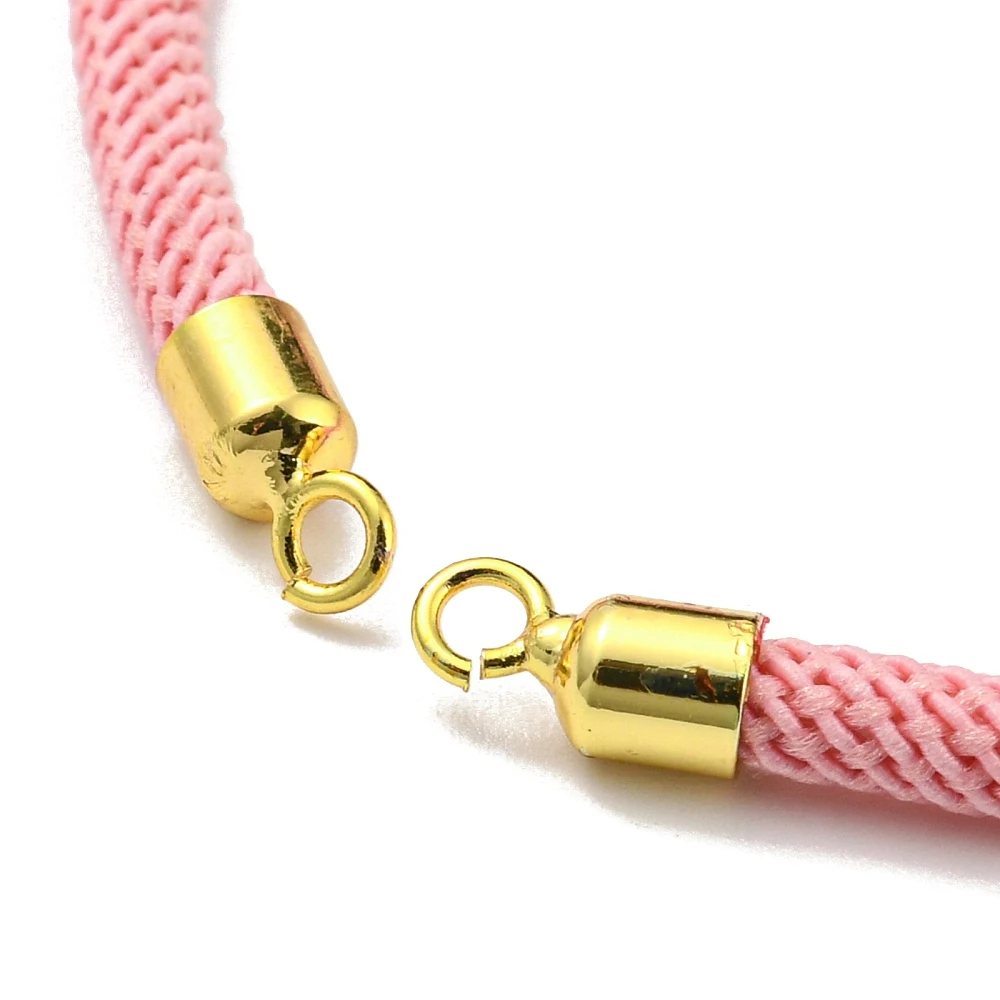 PandaHall 20-teiliges Nylon-Armband-Set, umweltfreundliche Messingbeschläge mit Karabinerverschlüssen für die Herstellung von DIY-Schmuckarmbändern – Detail 13