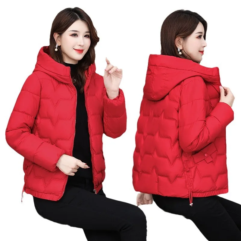 2023 New Winter Women Jacket Parkas Coat Thick Warm Padded Coat Female Winter Outwear Loose Jacket Parkas Snow Wear Outwear tops