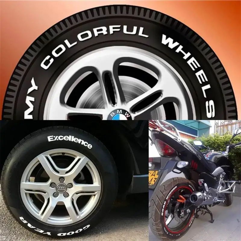 LT1101 White Tyre Paint Marker Pens Waterproof Permanent Pen Fit for Car Motorcycle Tyre Tread Rubber Metal Paint pen Touchup