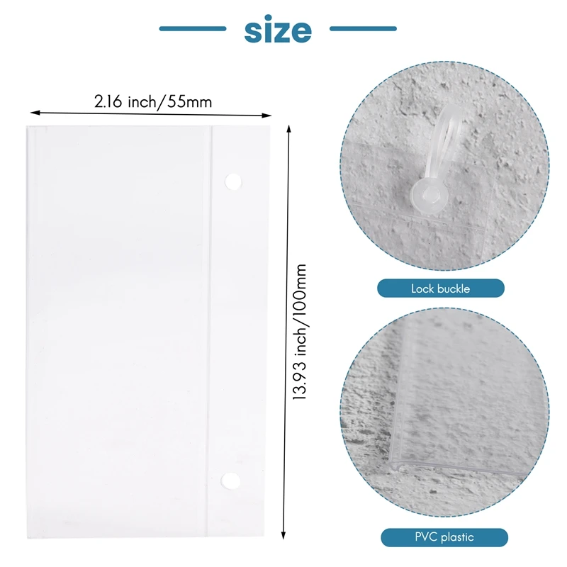 80Pcs Plastic Basket Label Holders Price Tag Ticket Hanger Clips With Button Design Lock Closure For Market Grocery