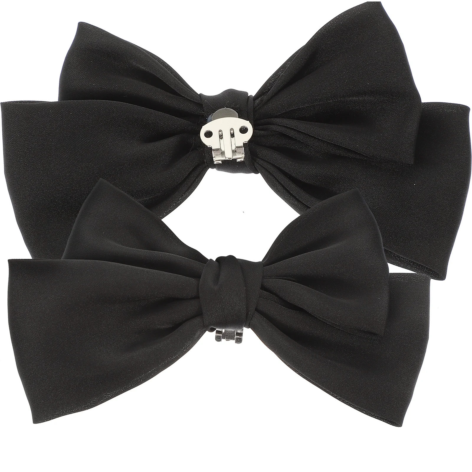 

Retro Shoe Clips Decorative Bow Black Fabric Bridal Buckles for Pumps Heels Wedding Accessories Shoe Embellishments