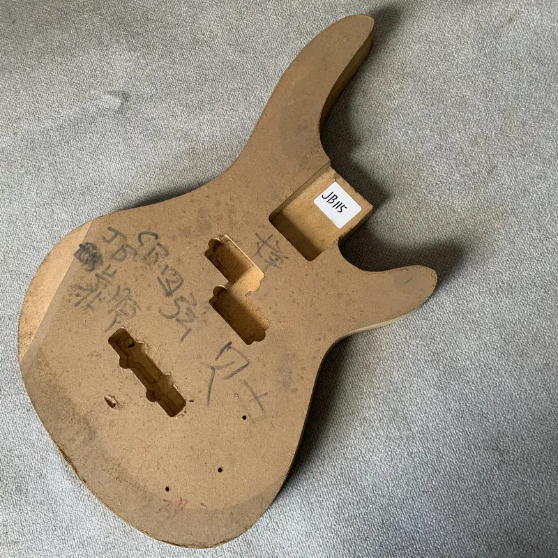 

JB115 Unfinished Custom Order 4 String Electric Guitar Bass Body Plywood+Basswood Right Hand PJB Pickups No Paints DIY&Replace