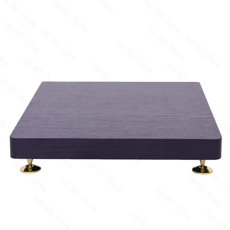 Shock Absorption Subwoofer Speaker Stand Desktop Audio Base Plate Bookshelf Box Foot Pad Baking Painted for Better Sound Quality