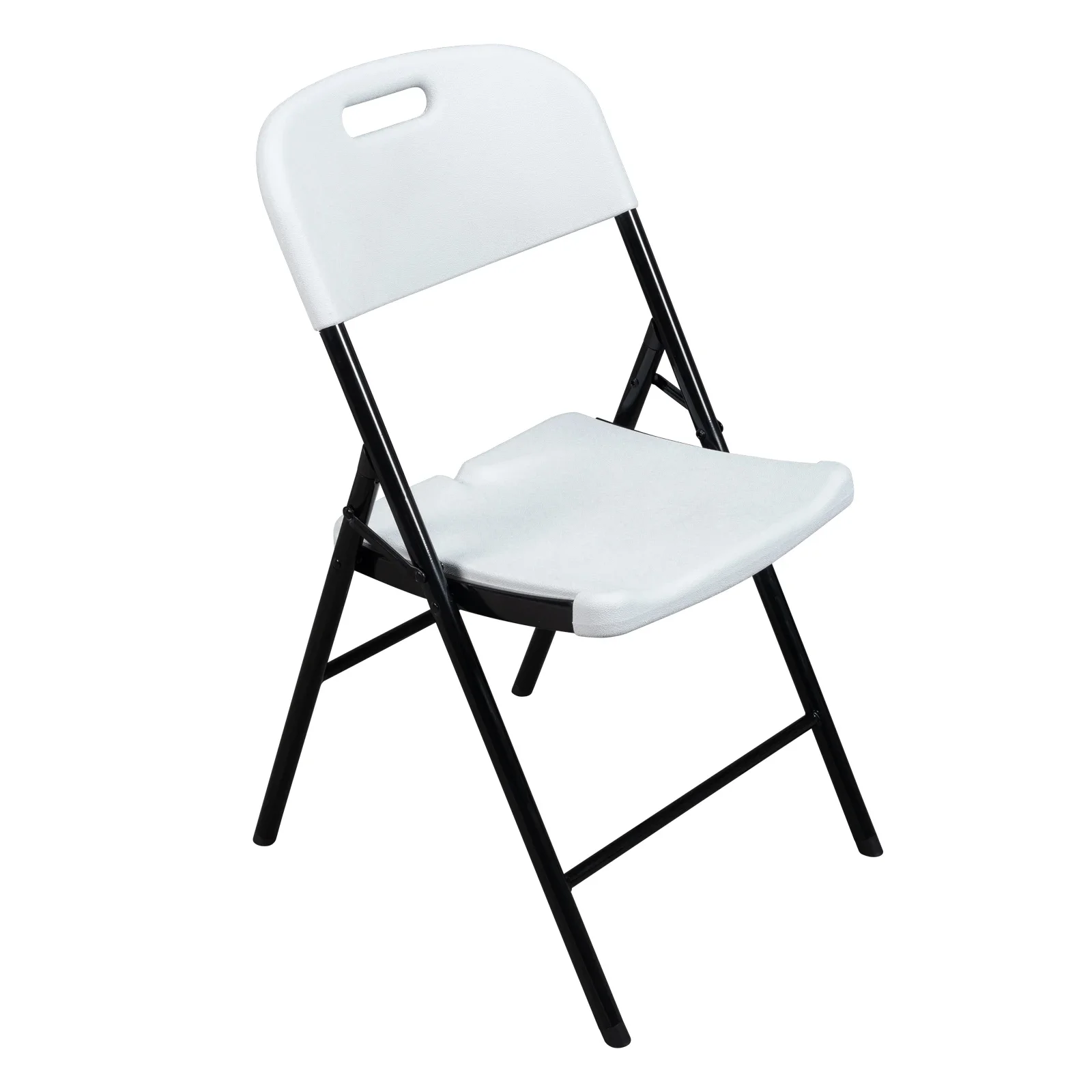 2pcs 47*54*84cm Garden Plastic Folding Chair White