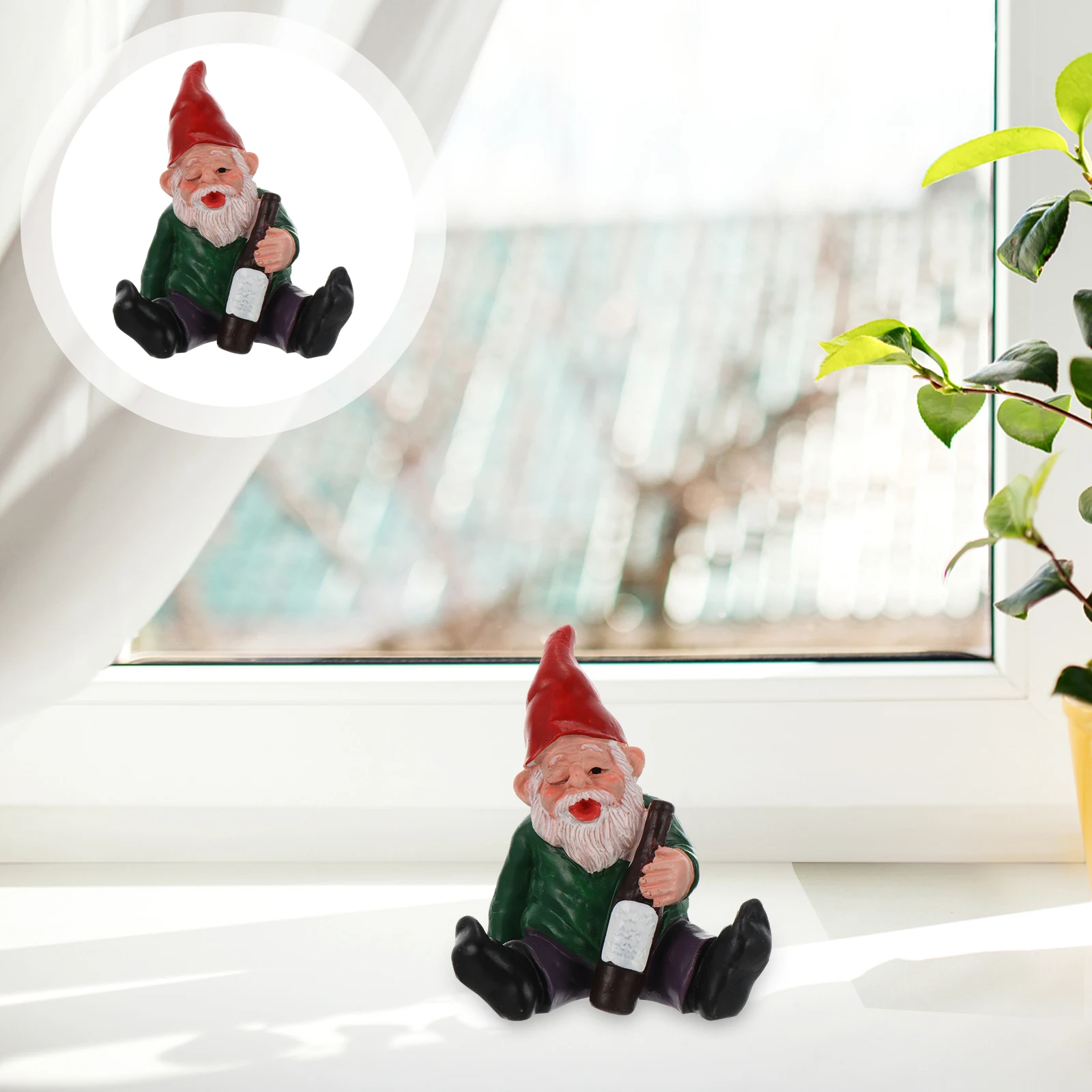 1 قطعة تمثال جنوم الحرفية الراتنج لطيف حديقة الديكور في الهواء الطلق ساحة ديكور جميل مضحك هدية للمنزل عطلة الزفاف