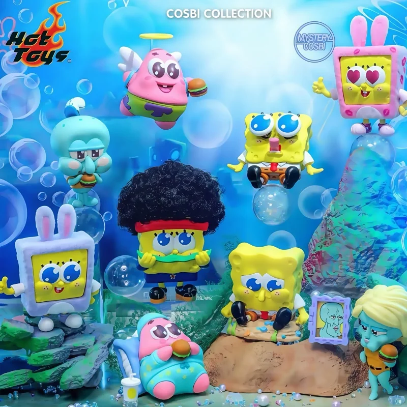 

New Hot Toys Spongebob Squarepants Cosbi Blind Box Mini Figurine Cute Desk Decor Collectible Trendy Child Toy Gift