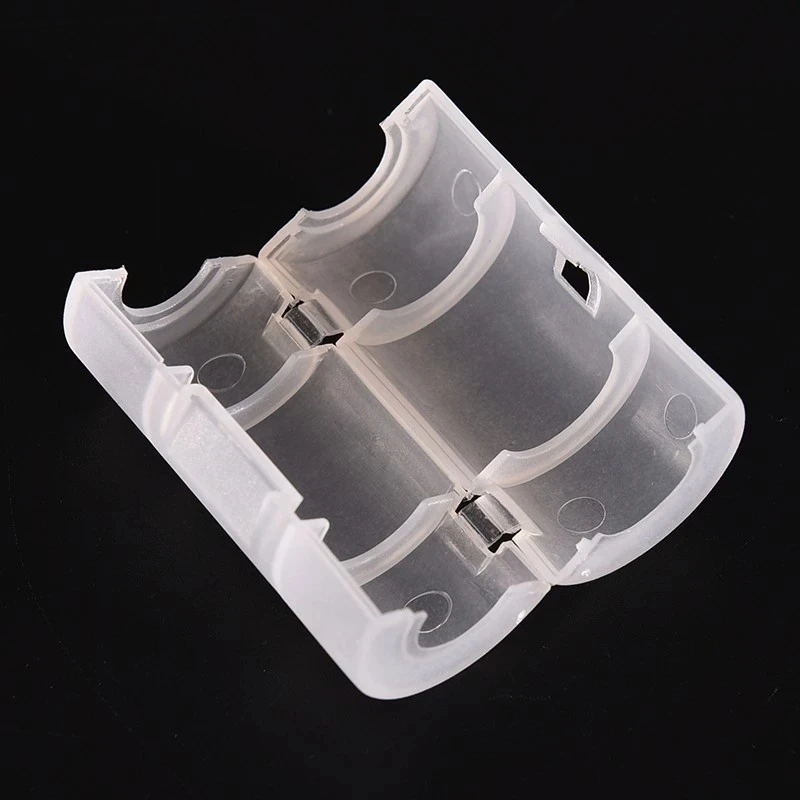 Brand New 4PCS AA to C Battery Adaptor Holder Case Converter Switcher LR06 AA to C LR14 Size Battery Storage Box