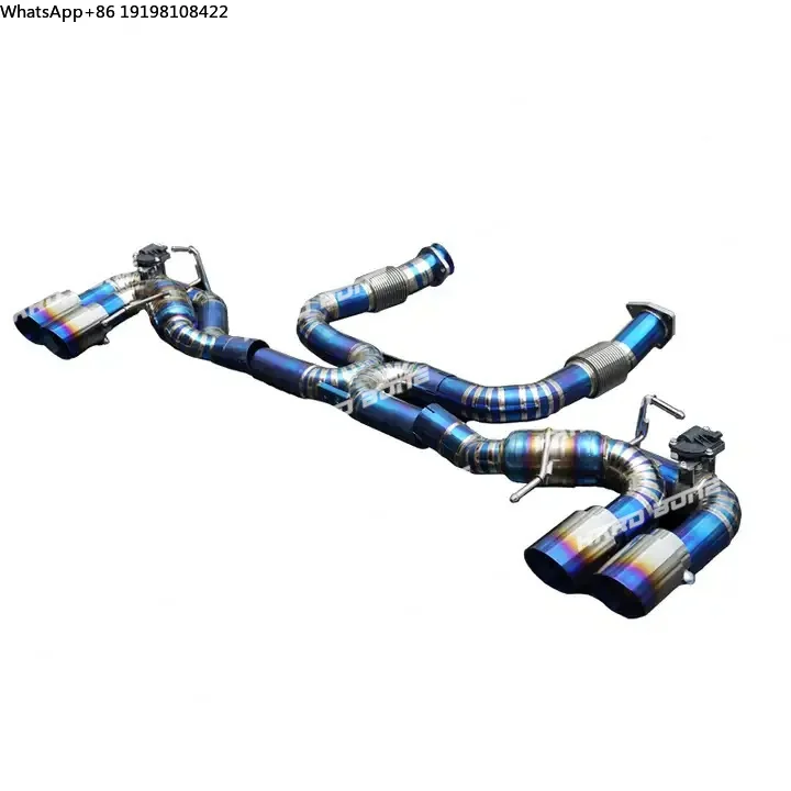 

High Performance Titanium Carback Exhaust System for Chevrolet CORVETTE C8 - Active Sound System Exhaust