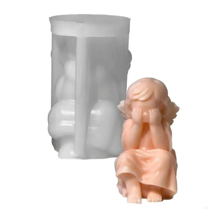 N2UE Reusable Silicone Mold for Crafting Beautiful Angel Soap Making Mold