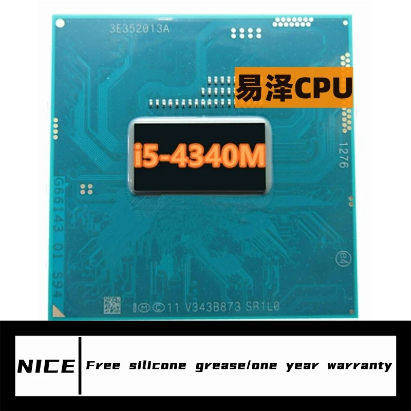 I5-4340M I5 4340M SR1L0 2.90 UP TO 3.60 Ghz Dual Core 3M 37W PGA946 CPU processor