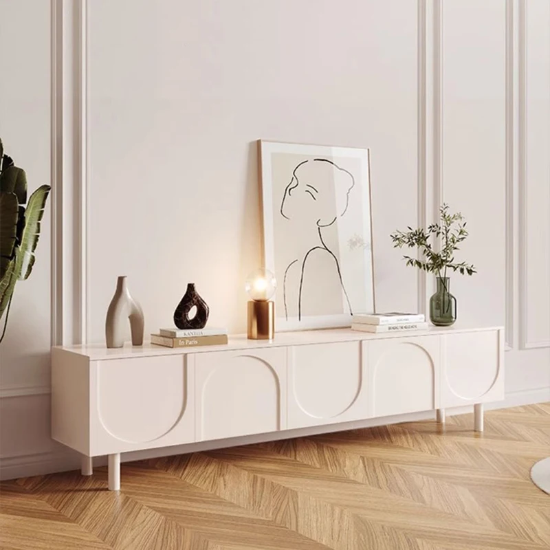 

White Mobile Tv Stands Living Room Modern Display Luxury Drawers Designer Storage Tv Table Universal Archivadores Home Furniture