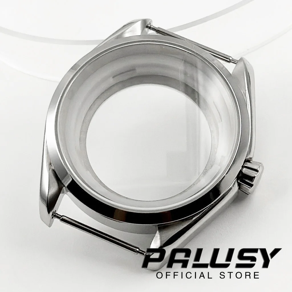 40MM NH34 NH35 NH36 NH37 NH38 NH39 NH70 NH72 Waterproof Polish Bezel Watch Case Sapphire Crystal Case Screw Crown